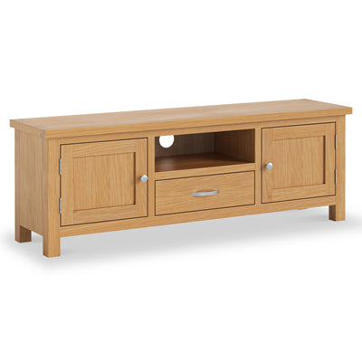 London Oak 140cm Wide TV Stand