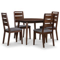 Oskar Round Dining Table with Oskar dining chairs