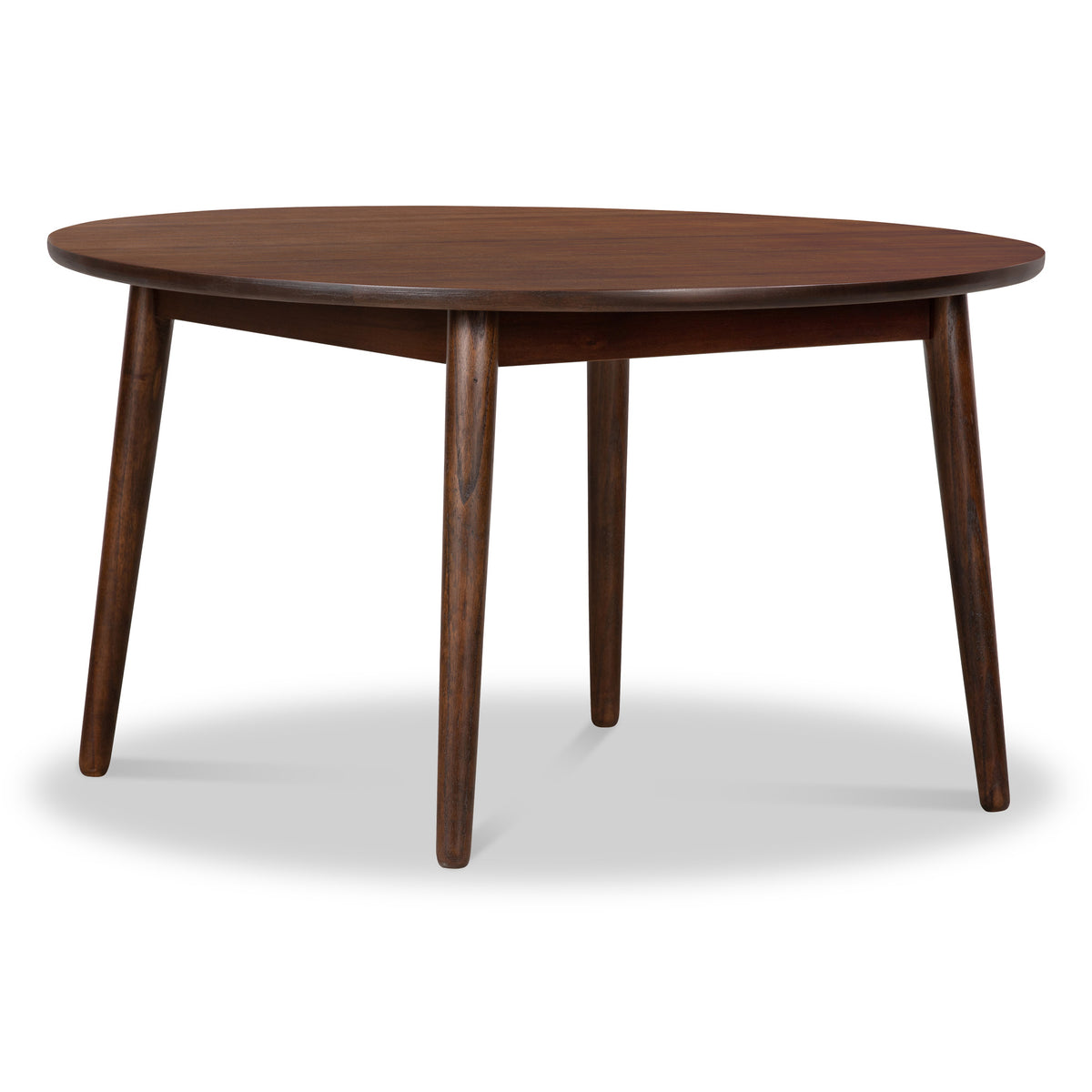 Oskar Compact Round Coffee Table with Scandi Legs