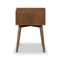 Oskar 1 Drawer Grooved Side Table