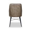 Billie Olive Green Leather Carver Dining Chair from Roseland Furniture