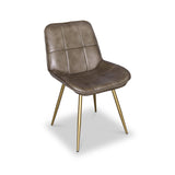 Danica Olive Green Buffalo Leather Dining Chair
