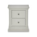 Porter Grey 2 Drawer Bedside Table 