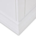 Porter White 2 Drawer Bedside Table 
