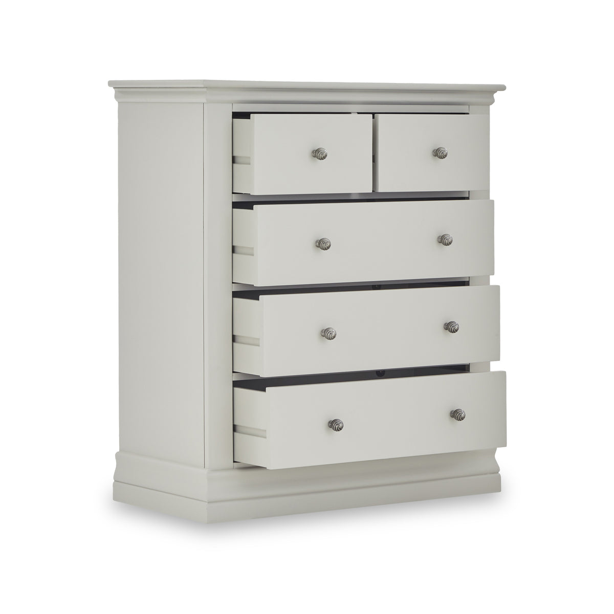 Porter Grey 2 Over 3 Chest of Strorage Drawers