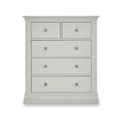 Porter Grey 2 Over 3 Chest of Drawers for bedroom