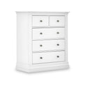 Porter White 2 Over 3 Chest of Storage Drawers