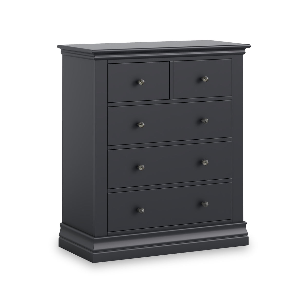 Porter Charcoal 2 Over 3 Chest of Drawers from Roseland Furniture