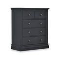Porter Charcoal Chest of 5 Drawers
