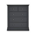 Porter Charcoal 2 Over 3 Chest of Drawers for bedroom