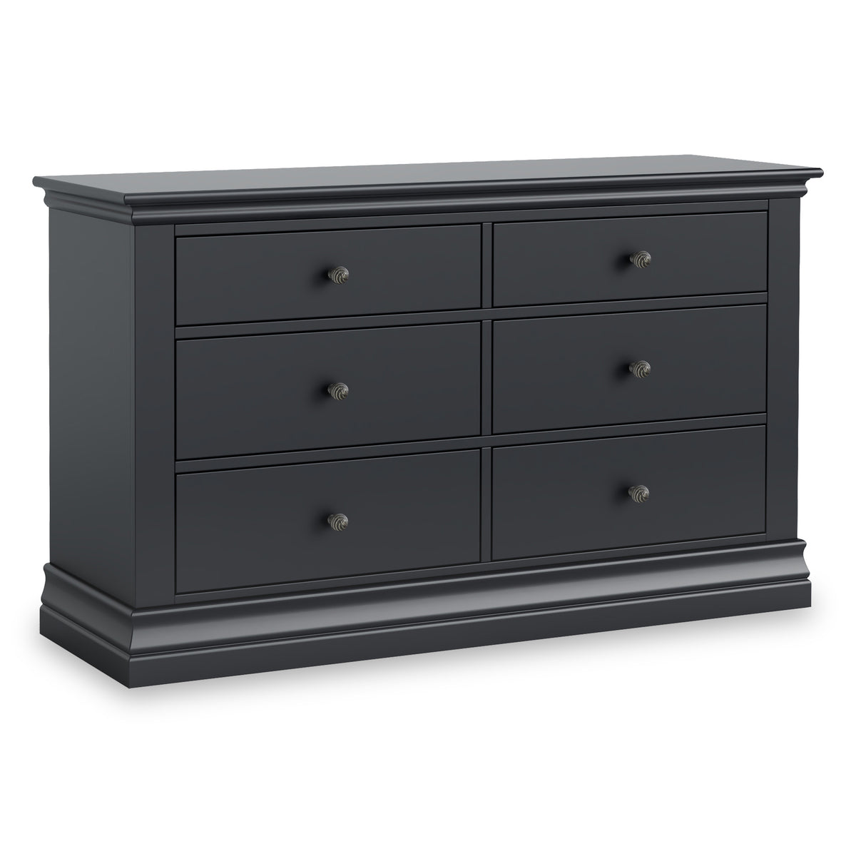 Porter Charcoal 6 Drawer Wide Chest from Roseland Furniture