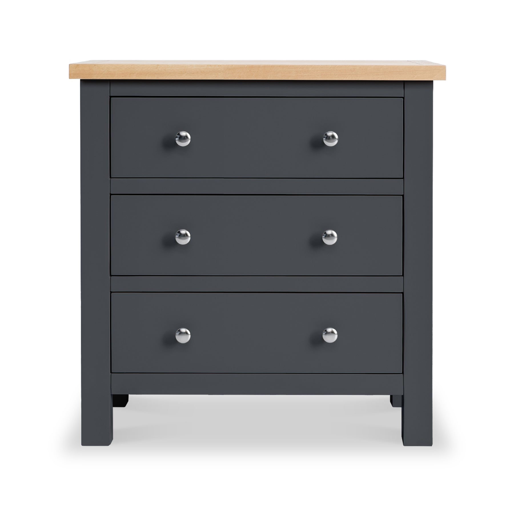 Farrow Charcoal Small chest of drawers from Roseland Furniture