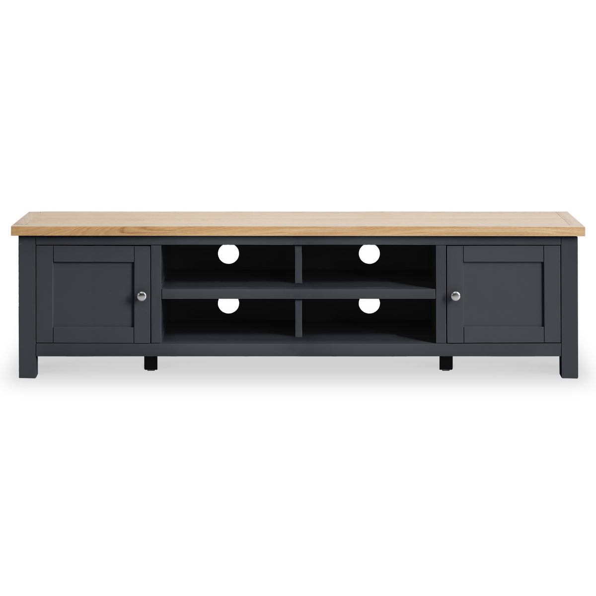 Farrow Charcoal 180cm Extra Wide TV unit