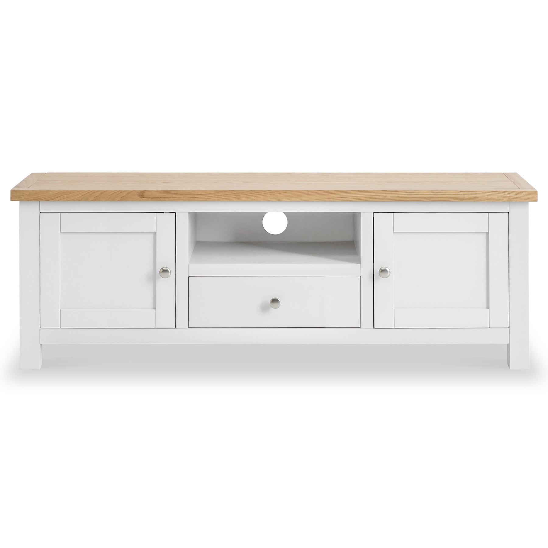Farrow White 140cm Wide TV Unit