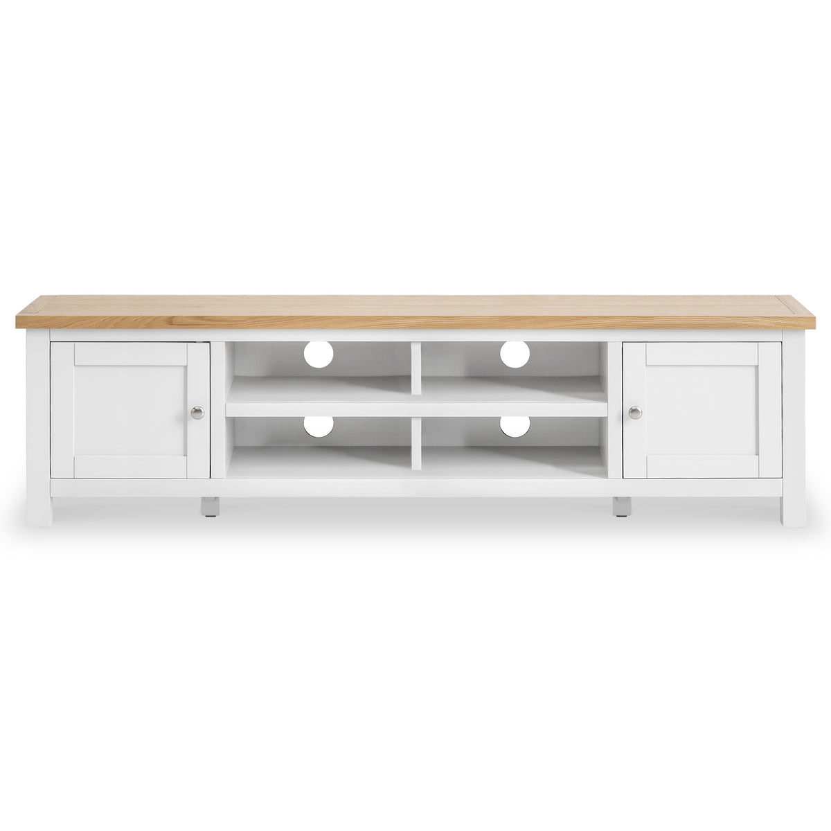 Farrow White 180cm Extra Wide TV Unit