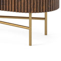 Milo Walnut Fluted Small Sideboard from Roseland Furniture