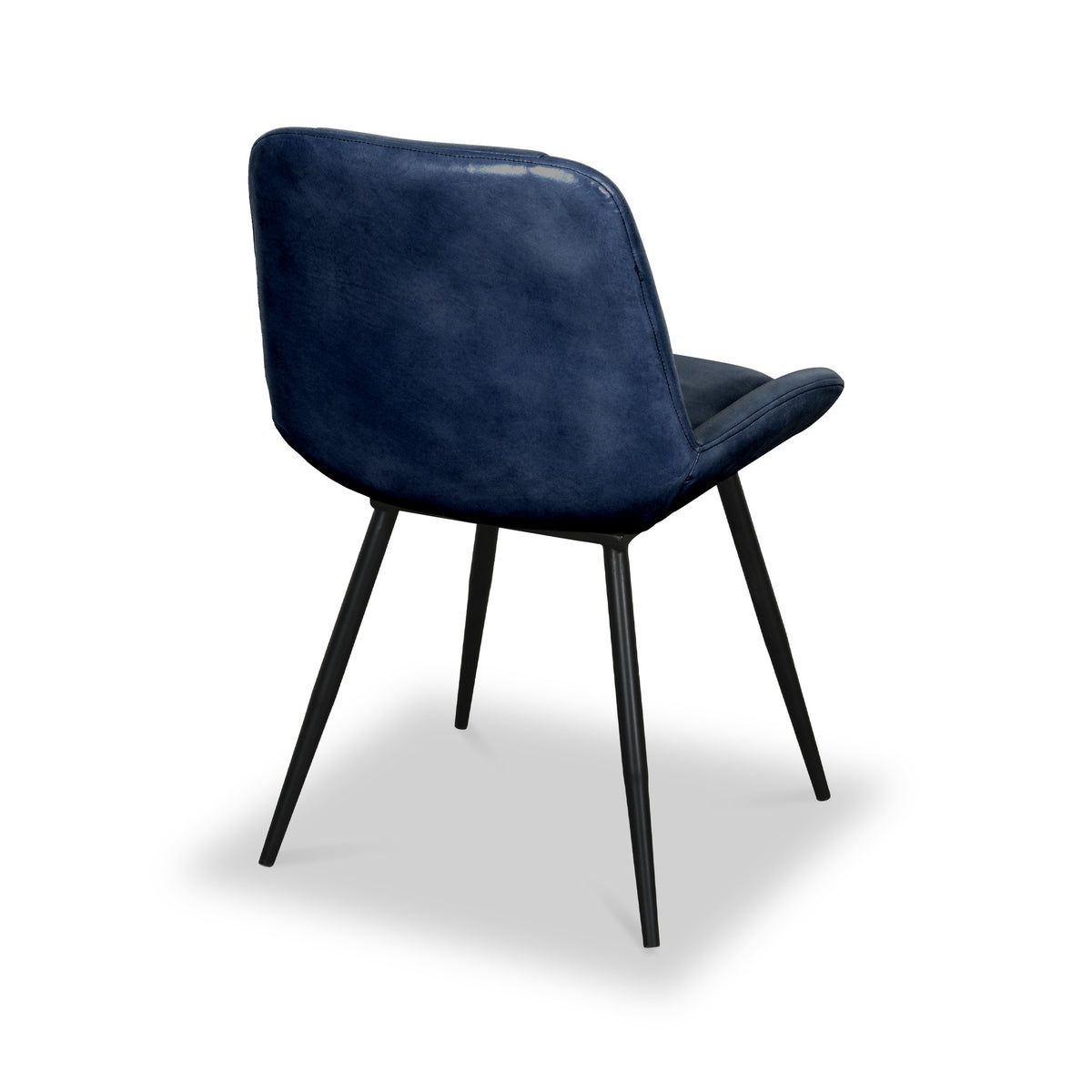Solene Leather Pleated Back Dining Chair from Roseland