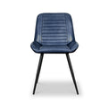 Solene Leather Pleated Back Dining Chair from Roseland