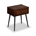 Sarelle Leather Side Table from Roseland