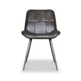 Danica Dark Green Buffalo Leather Dining Chair