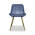 Danica Blue Buffalo Leather Dining Chair