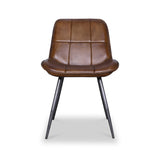 Danica Brown Buffalo Leather Dining Chair