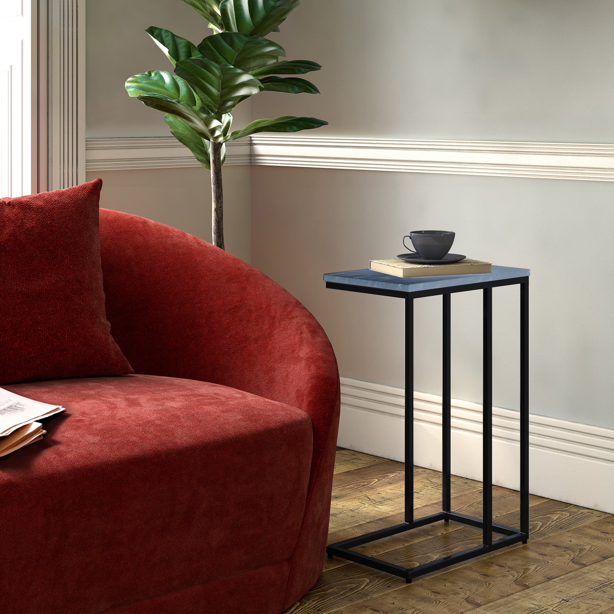 Marble shop stool table