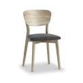Jakob Oak Curved Dining Chair from Roseland furniture