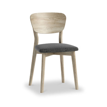 Jakob Oak Curved Dining Chair