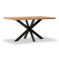Sunburst Oak 150cm Rectangular Dining Table from Roseland Furniture