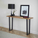 Isaac Oak Console Table from Roseland