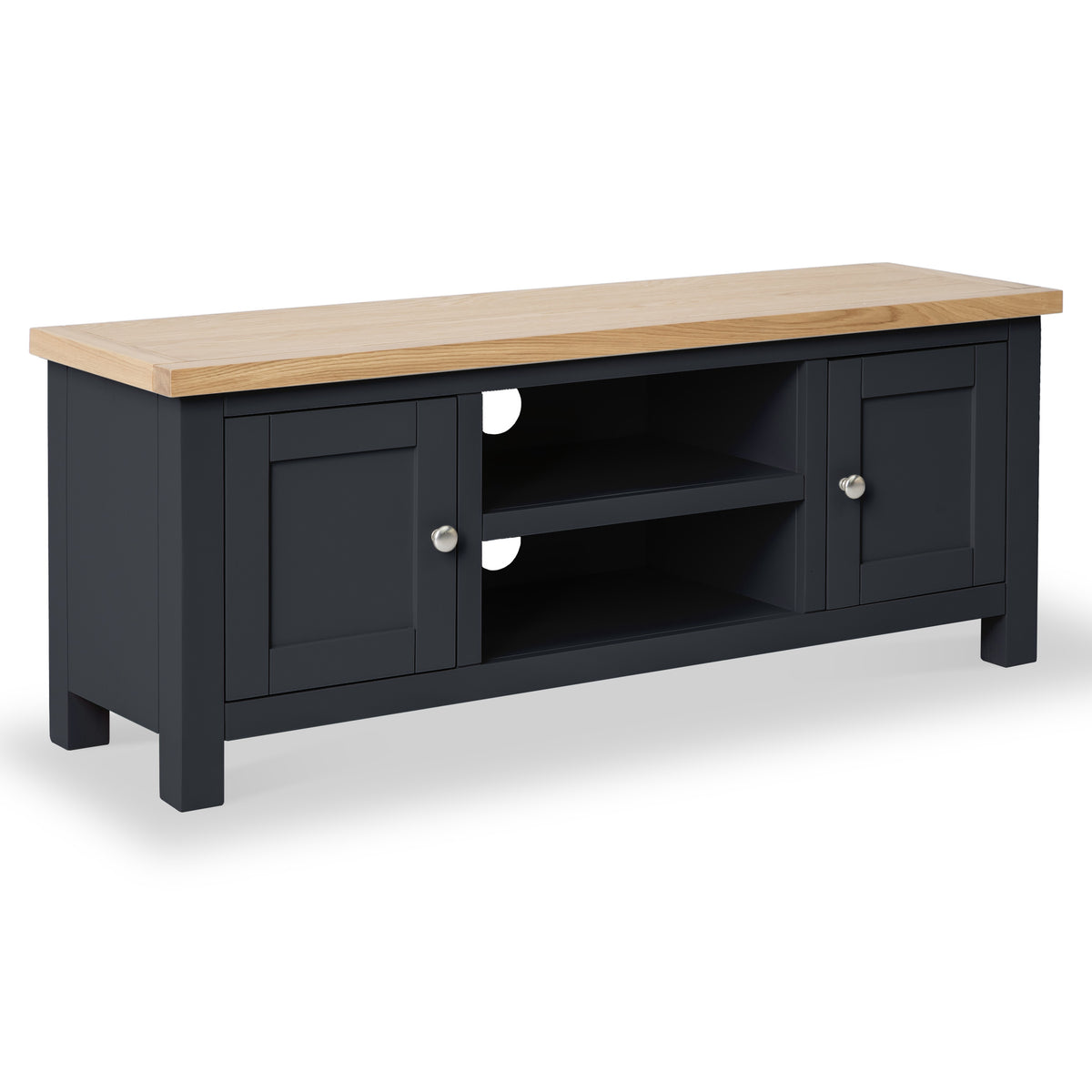 Farrow Black Large 120cm TV Unit from Roseland
