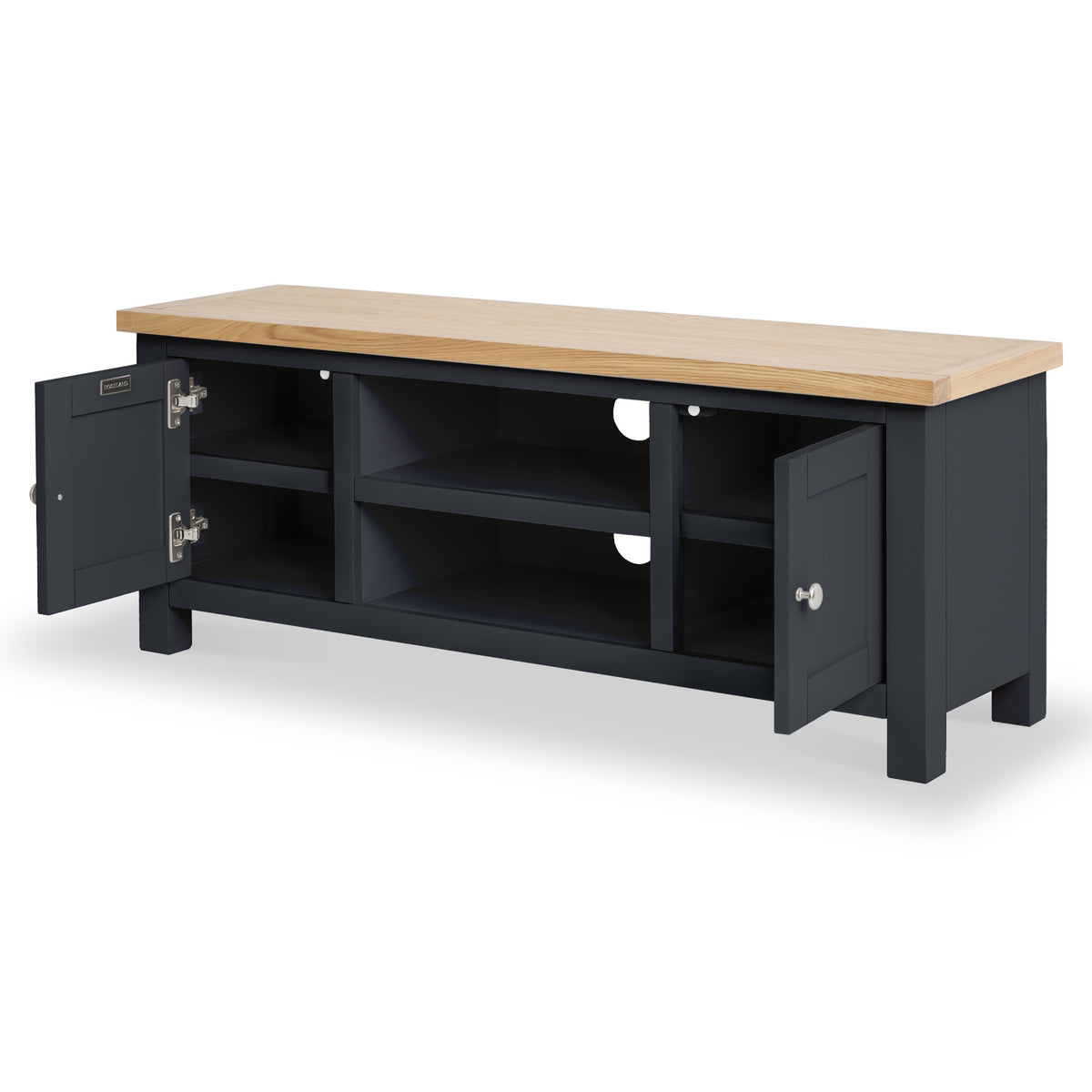 Farrow Black Large 120cm TV Unit from Roseland