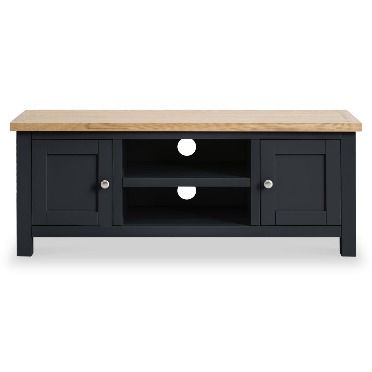 Farrow Black Large 120cm TV Unit from Roseland