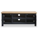 Farrow Black Large 120cm TV Unit from Roseland