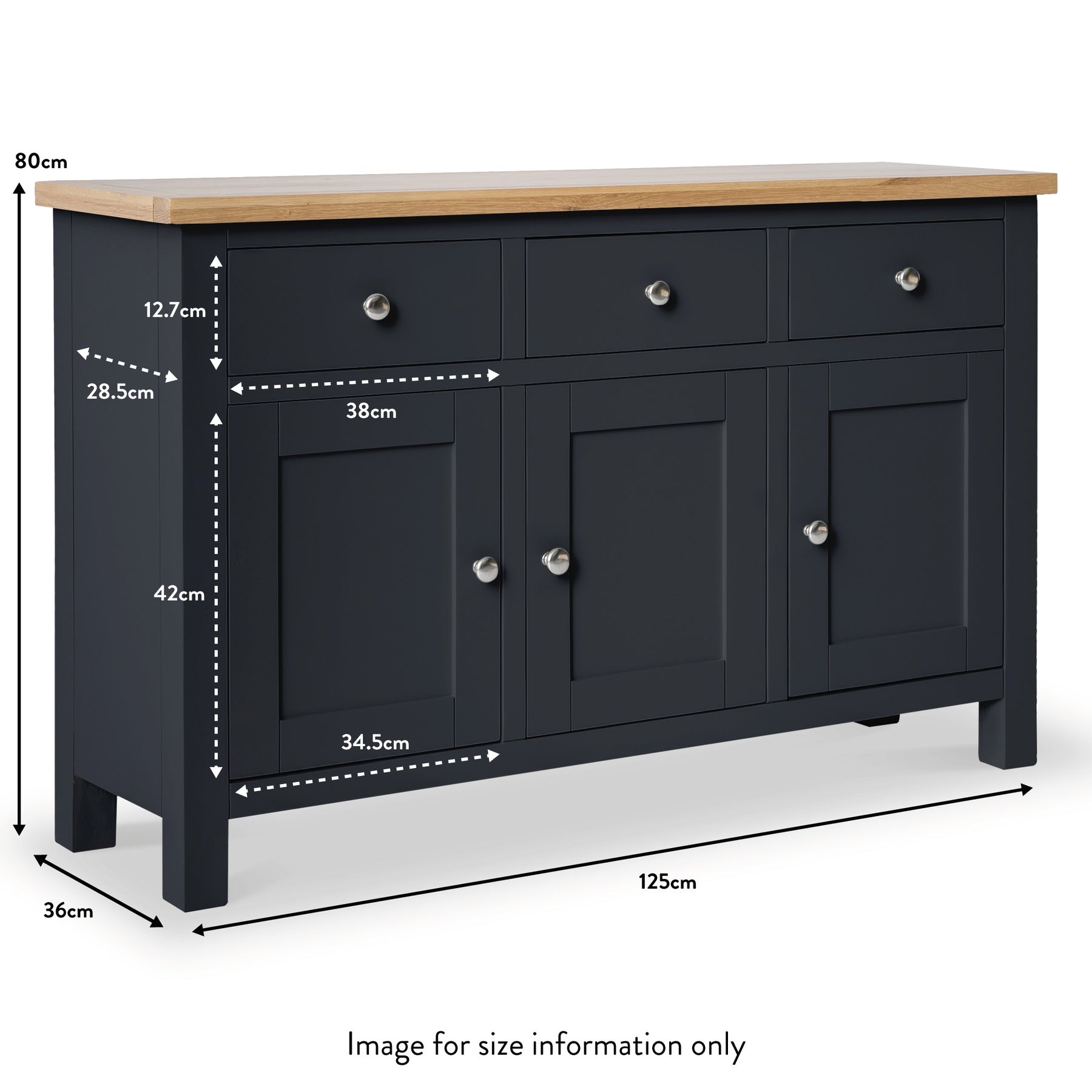Farrow Large Sideboard Cabinet by Roseland Furniture