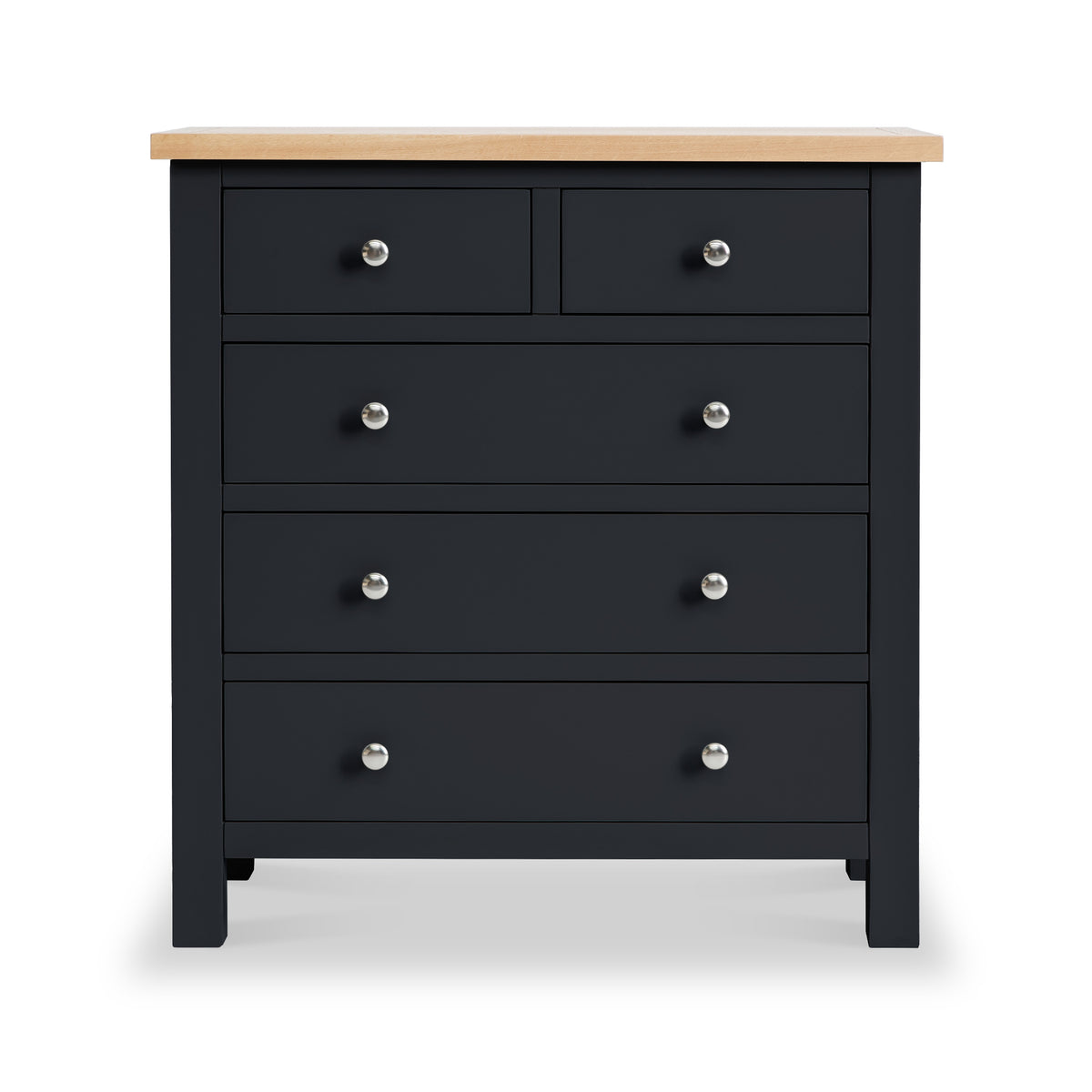 Farrow Black 2 Over 3 Chest Of Drawers
