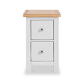 Farrow White Slim Bedside Cabinet