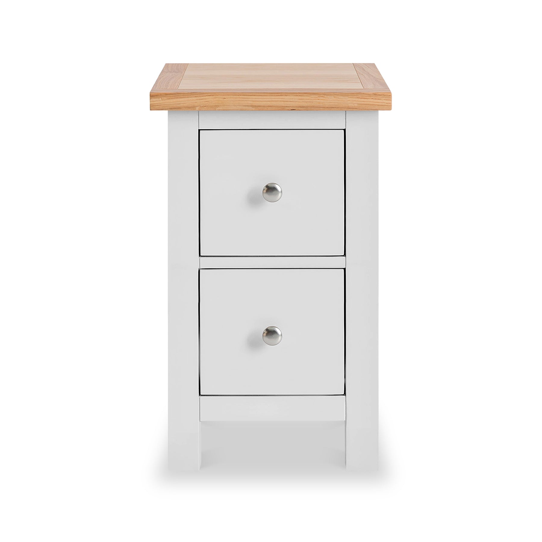 Farrow White Slim Bedside Cabinet
