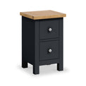 Farrow Black Slim Bedside Table from Roseland Furniture