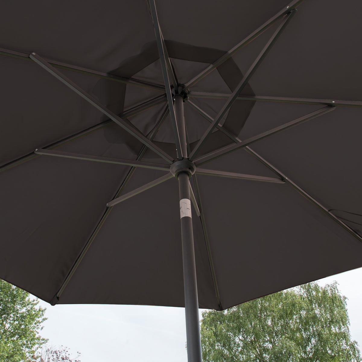 Elizabeth Charcoal 2.2m Patio Umbrella
