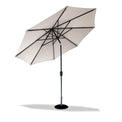 Elizabeth Grey 2.7m Garden Patio Parasol