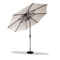 Elizabeth Grey 3m Crank & Tilt Garden Patio parasol