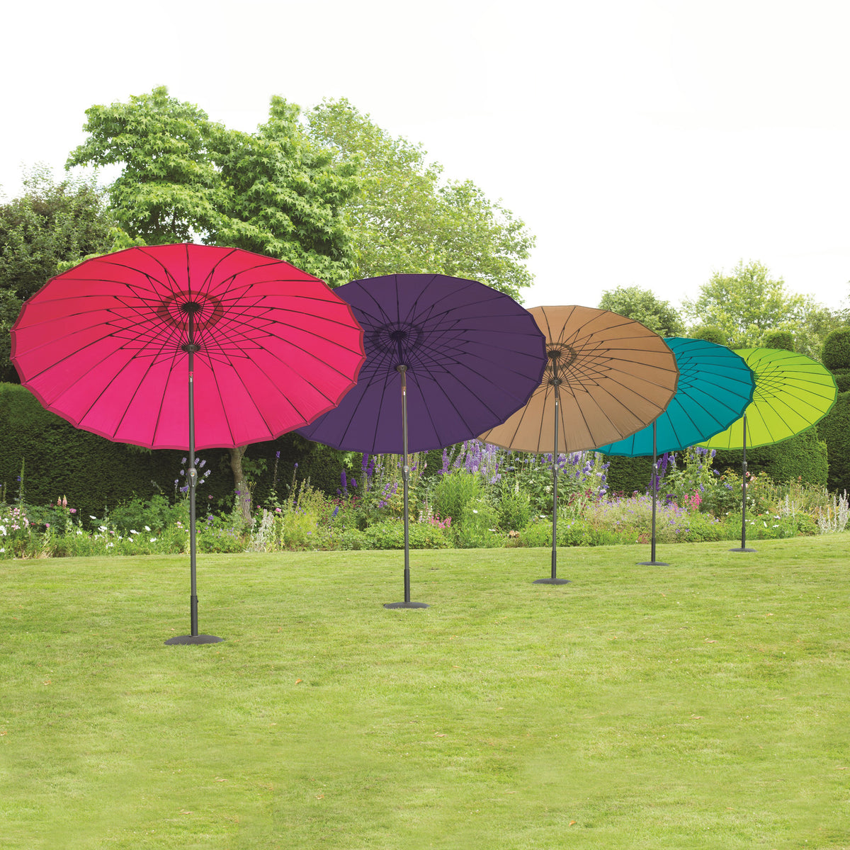 Geisha 2.5m Outdoor Garden Parasols