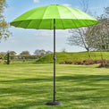 Geisha 2.5m Lime Green Outdoor Garden Parasol from Roseland