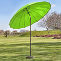Geisha 2.5m Lime Green Outdoor Patio Parasol from Roseland