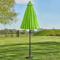 Geisha 2.5m Lime Green Outdoor Garden Umbrella