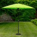 Geisha 2.5m Lime Green Garden Patio Parasol from Roseland