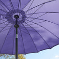 Geisha 2.5m Purple Crank & Tilt Parasol from Roseland