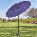Geisha 2.5m Purple Outdoor Garden Parasol